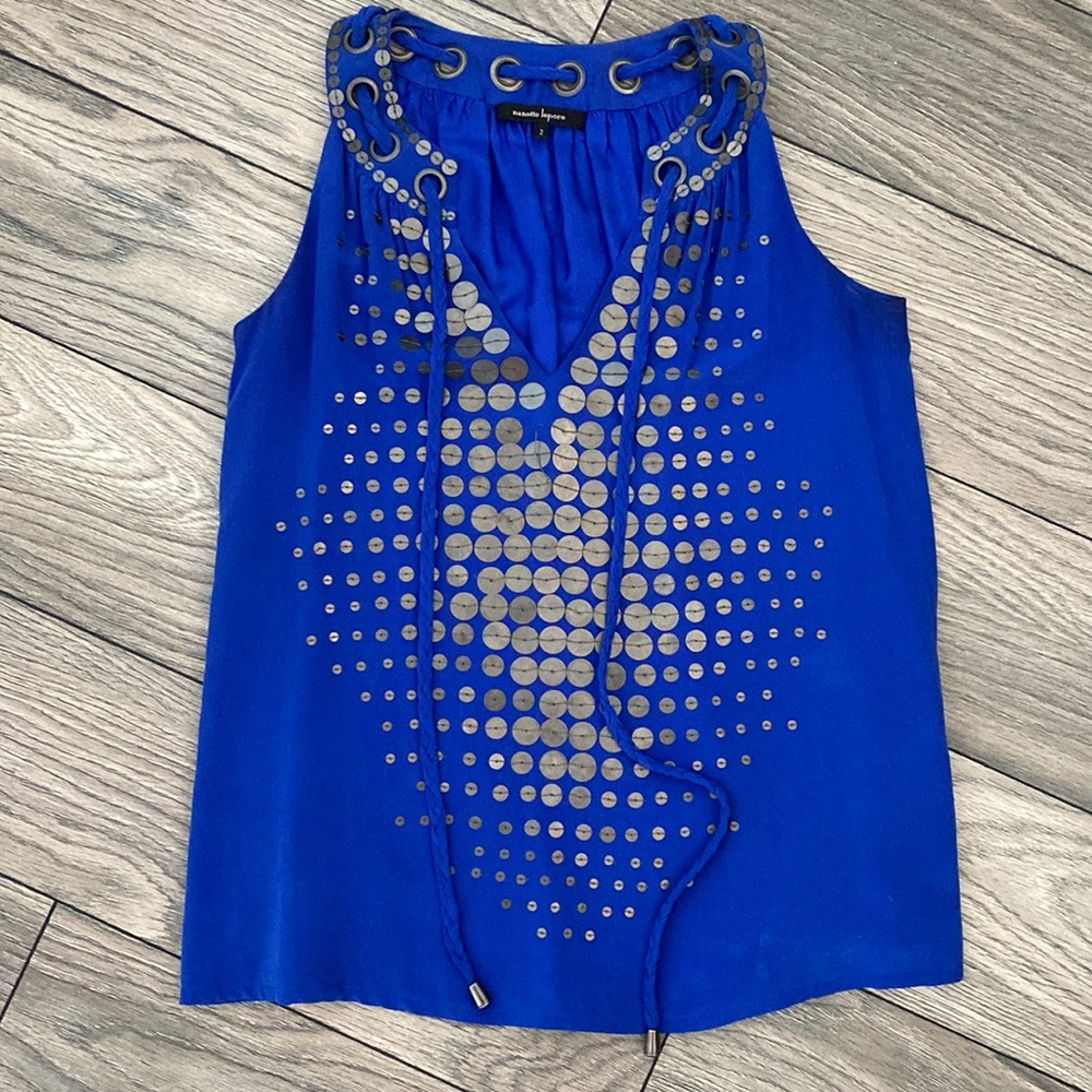 Nanette Lepore 100% Silk blouse 2